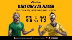 Diriyah - Al Nassr: alineaciones, horario, dónde ver, pronósticos y estadísticas